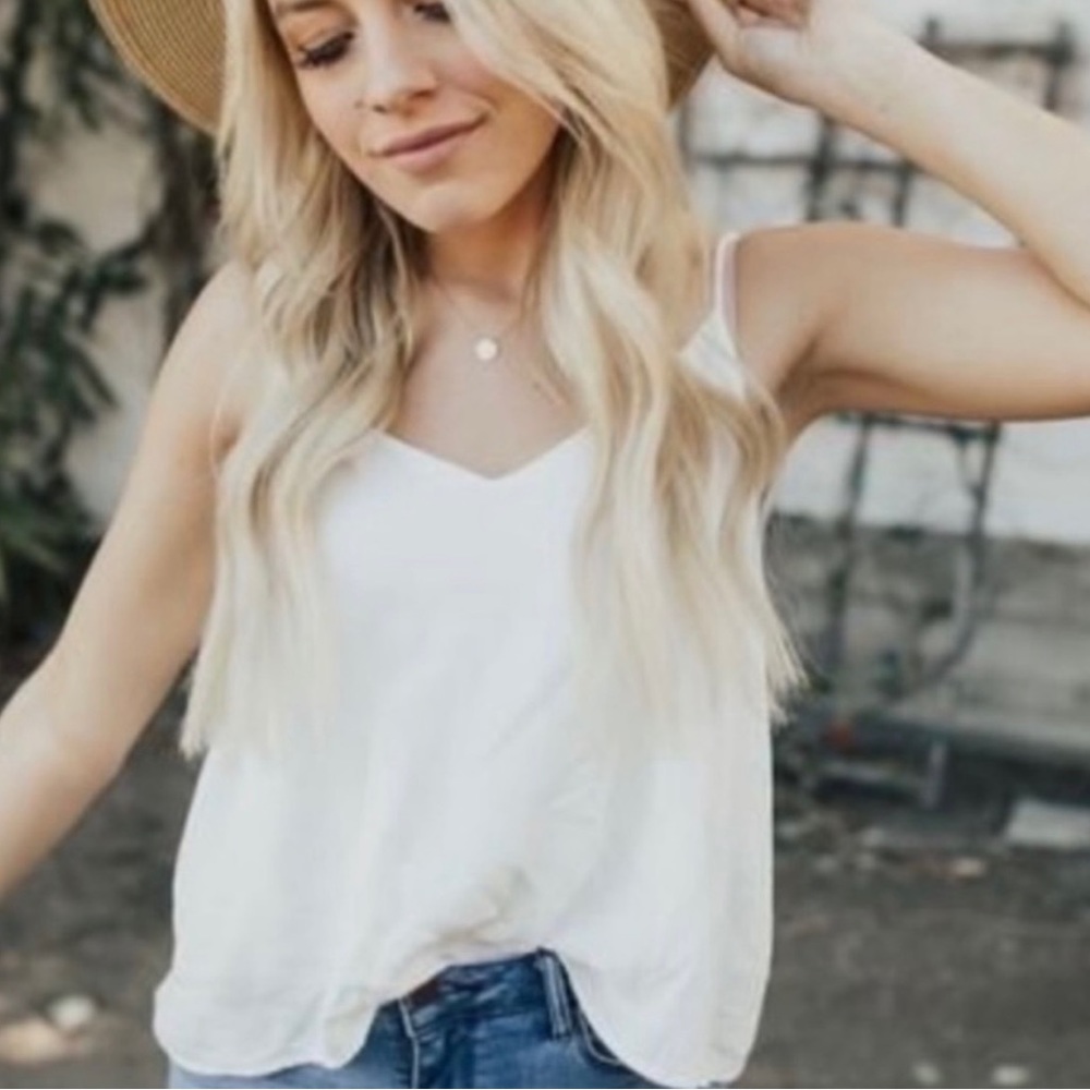 Carly Jean Los Angeles Cream Kristen Tank